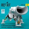 RESKIT RSU32-0185 A-7D Corsair II air intakes, wheel bays, landing gears, wheels for Trumpeter kit (3D Printed) (1/32)